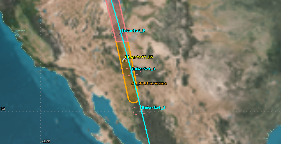 EmberSat regional coverage